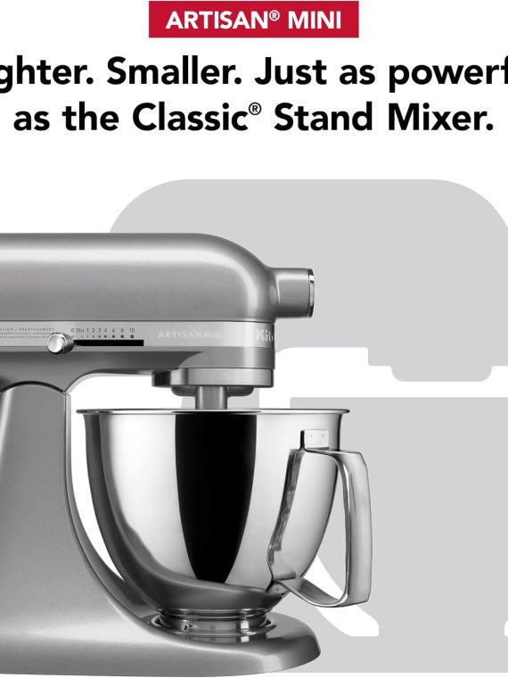 Artisan Mini 3.5 Quart Tilt-Head Stand Mixer – KSM3316X – Cast Iron Black