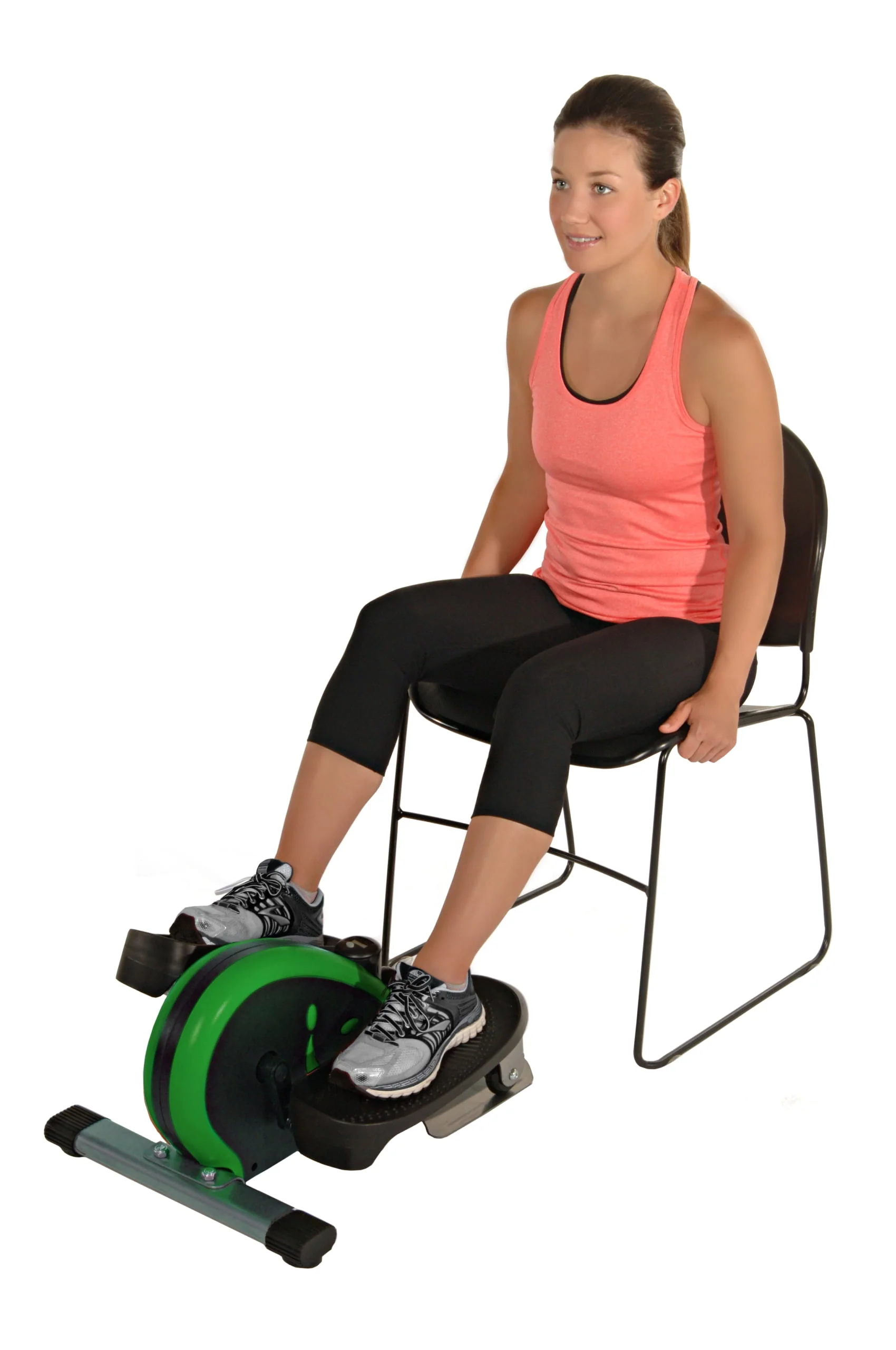 Stamina InMotion E-1000 Mini Elliptical Trainer, Adjustable Tension Resistance, 250 lb. Weight Limit, Green