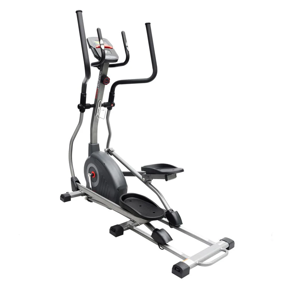Sunny Health & Fitness Cross Trainer Elliptical, Elite Interactive Series w Smart Bluetooth & FREE SunnyFit® App – SF-E320048