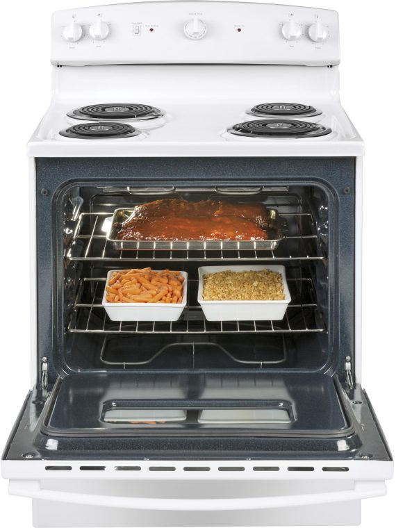 GE 30-inch Freestanding Electric Range JBS160DMWW