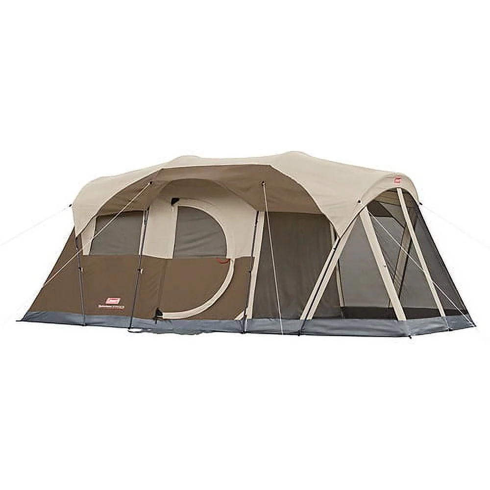 Coleman&nbsp;6-Person Weathermaster Cabin Camping Tent with Screen Room