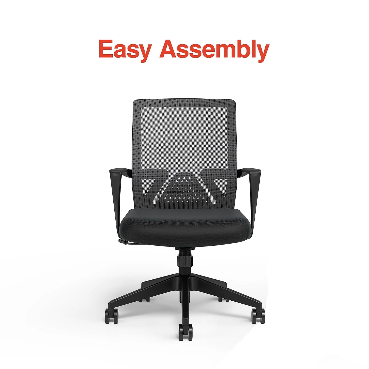 Staples Cartwright Ergonomic Fabric Swivel Task Chair Black (ST62400)