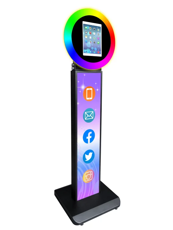 10.2 inch ipad photobooth standing selfie photos for wedding party