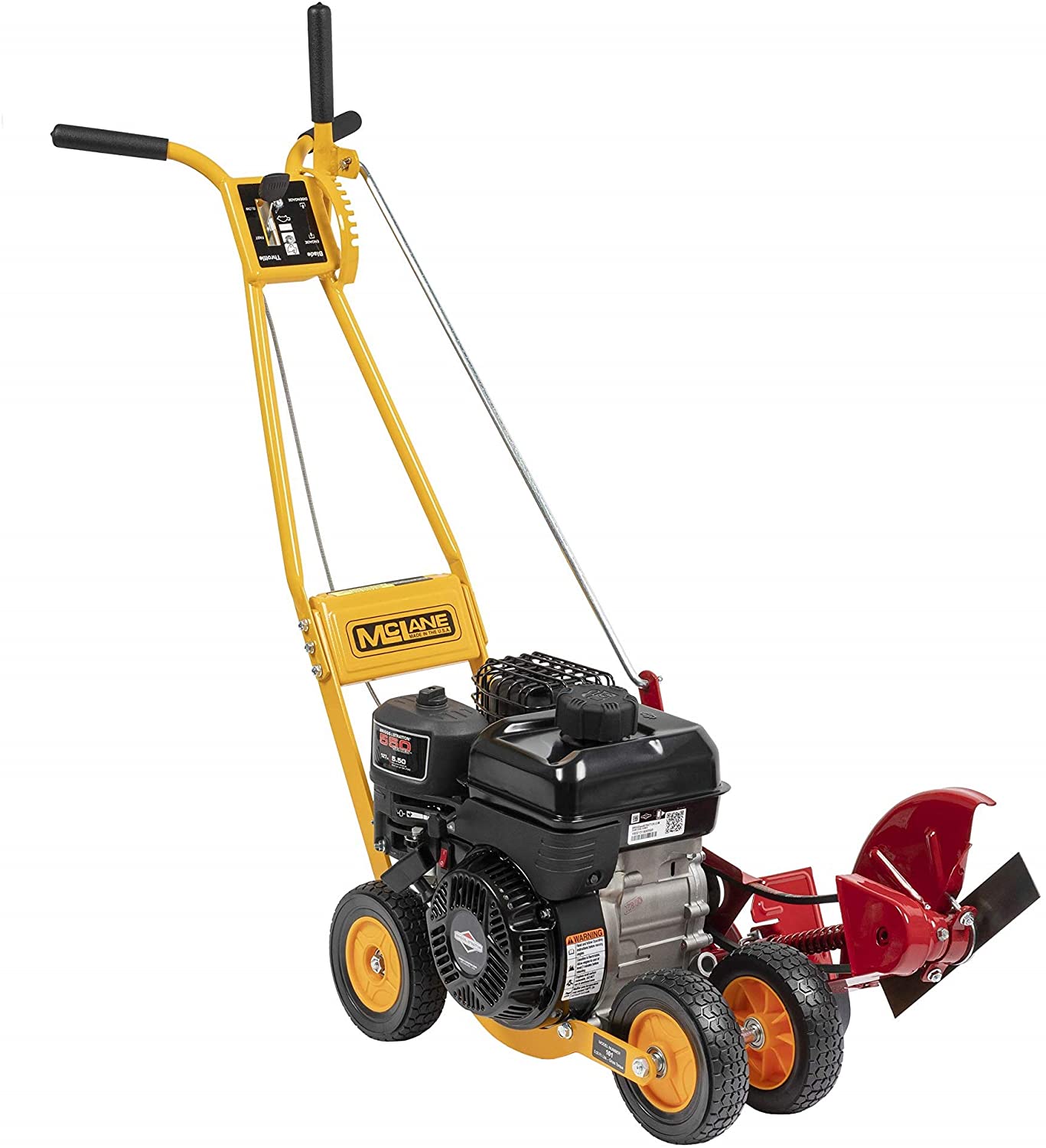 101-5.5GT-7Gas Powered Lawn Edger, 5.50 Gross Torque/3.5 HP B&S Engine 7” Wheels