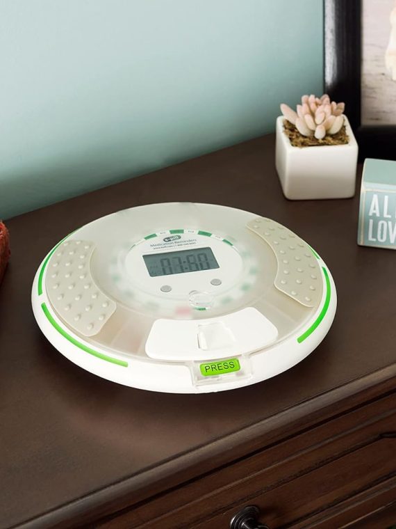 e-Pill Voice – Locked Automatic Pill Dispenser – Reminds with a Friendly Voice