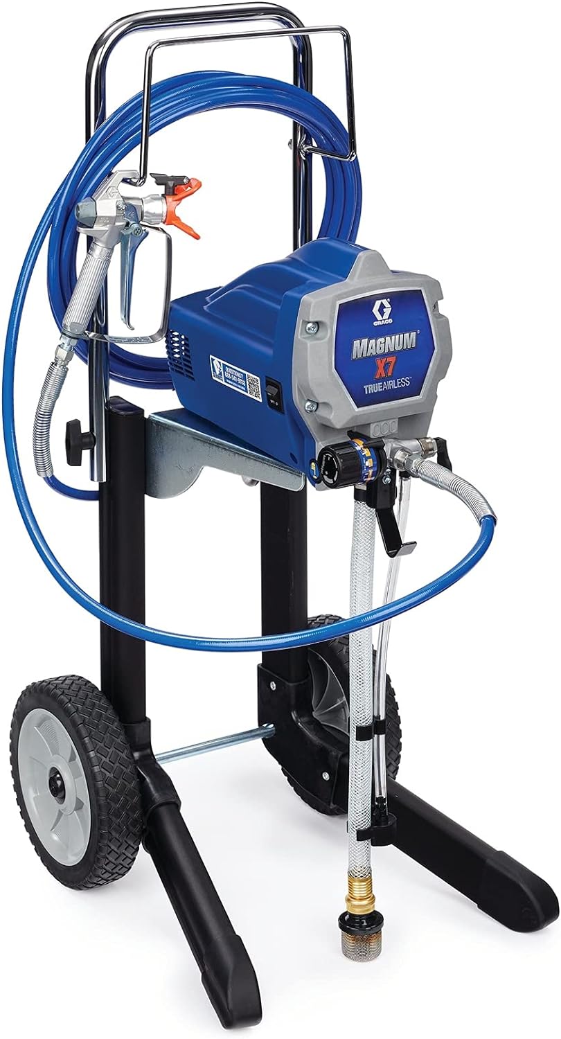Graco Magnum 262805 X7 Cart Airless Paint Sprayer, Gray – Magnum X7 Airless Paint Sprayer