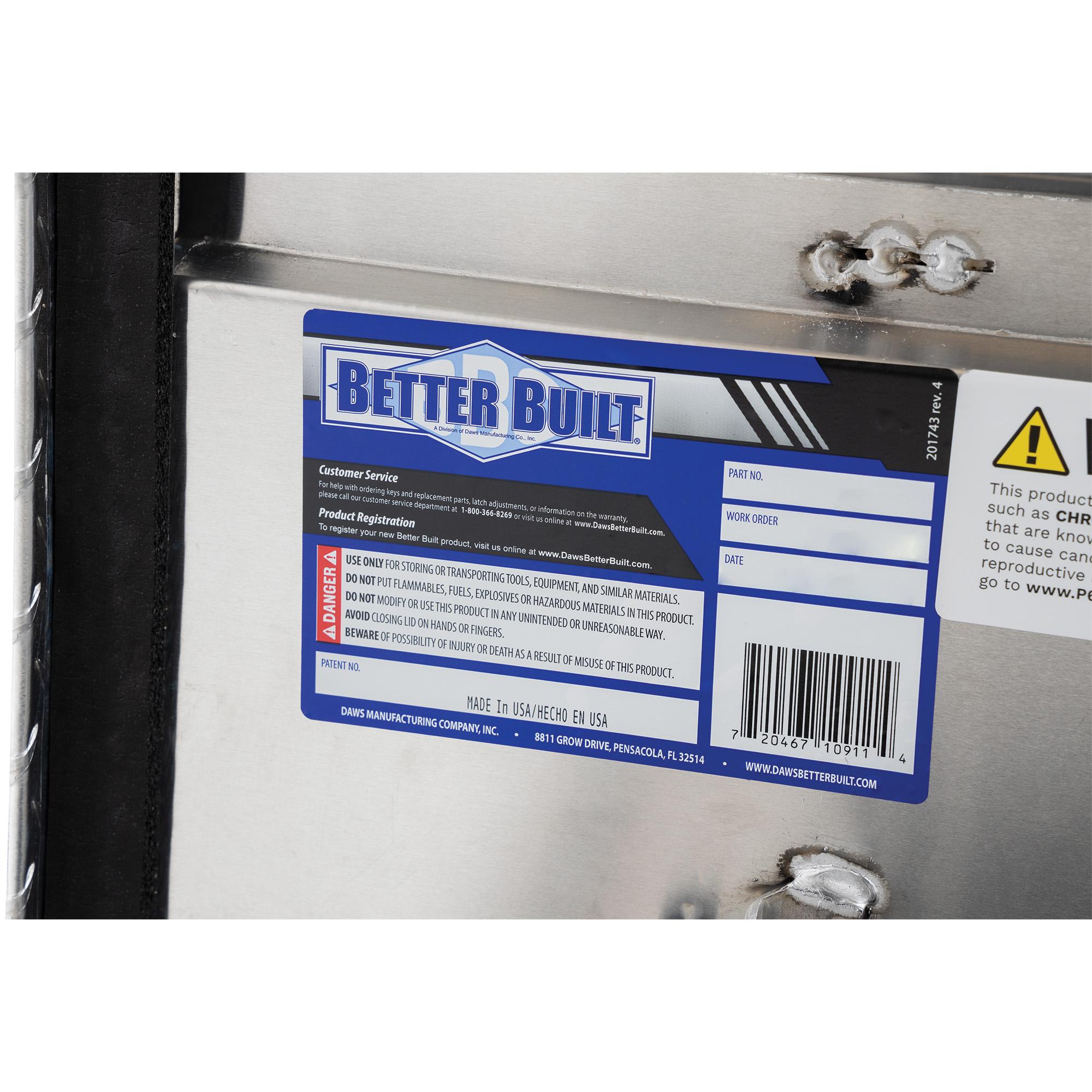 Better Built 70” Crown Series Low Profile Crossover Truck Tool Box