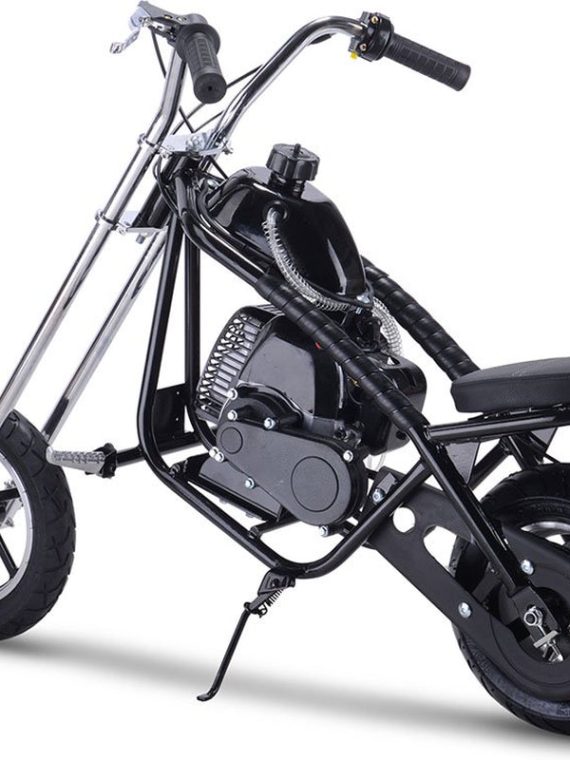 49Cc 2-Stroke Gas Dirt Bike, Max Speed 25Mph, Gas Mini Chopper
