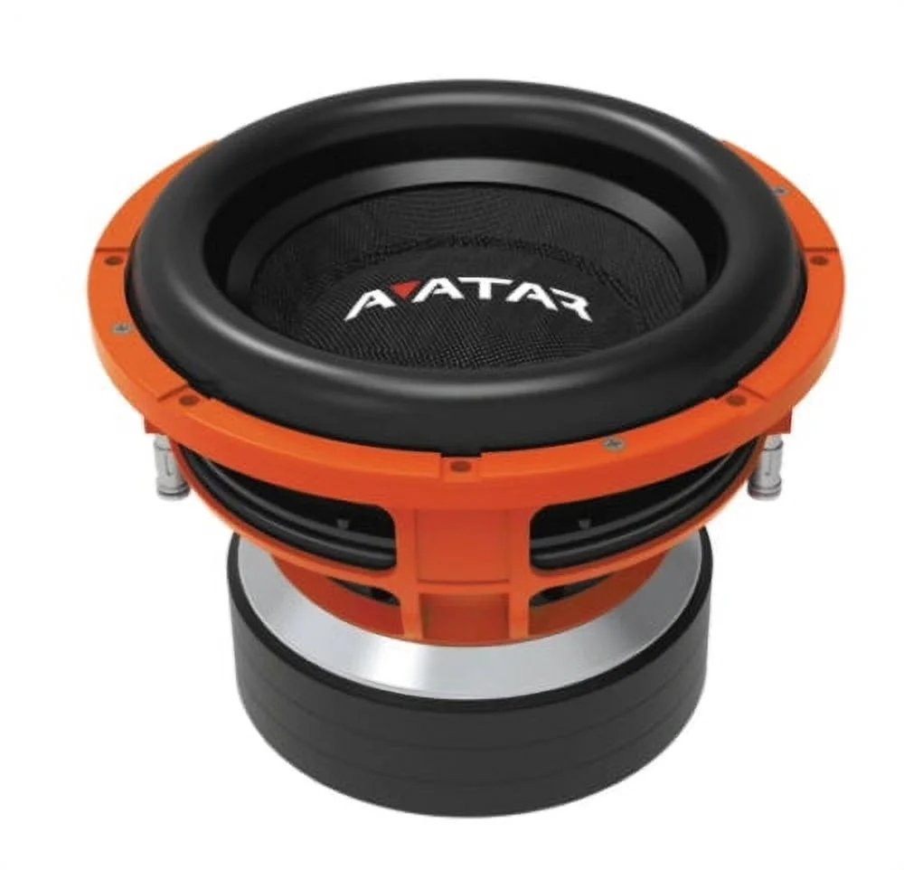 Avatar Tsunami STU-1246-D1 Orange 6000 Watts Peak 1-Ohm 12′′ Subwoofer