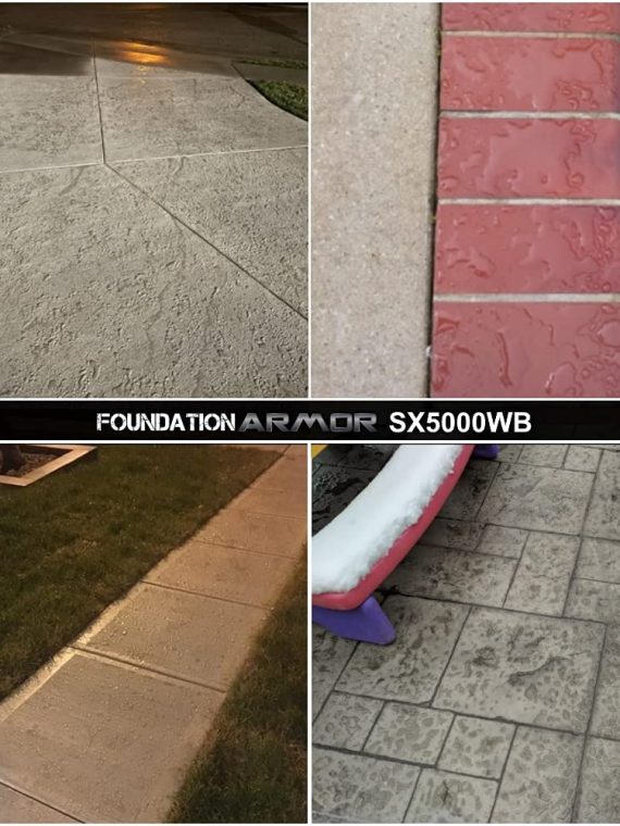 5-Gal. SX5000 WB DOT Approved Water Based Silane Siloxane Penetrating Concrete Sealer, Brick Sealer, Paver Sealer, Natural Stone Sealer