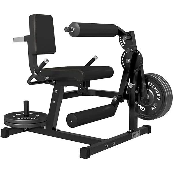 Titan Fitness Adjustable Plate Loaded Leg Extension and Curl Machine Rated 300 lb