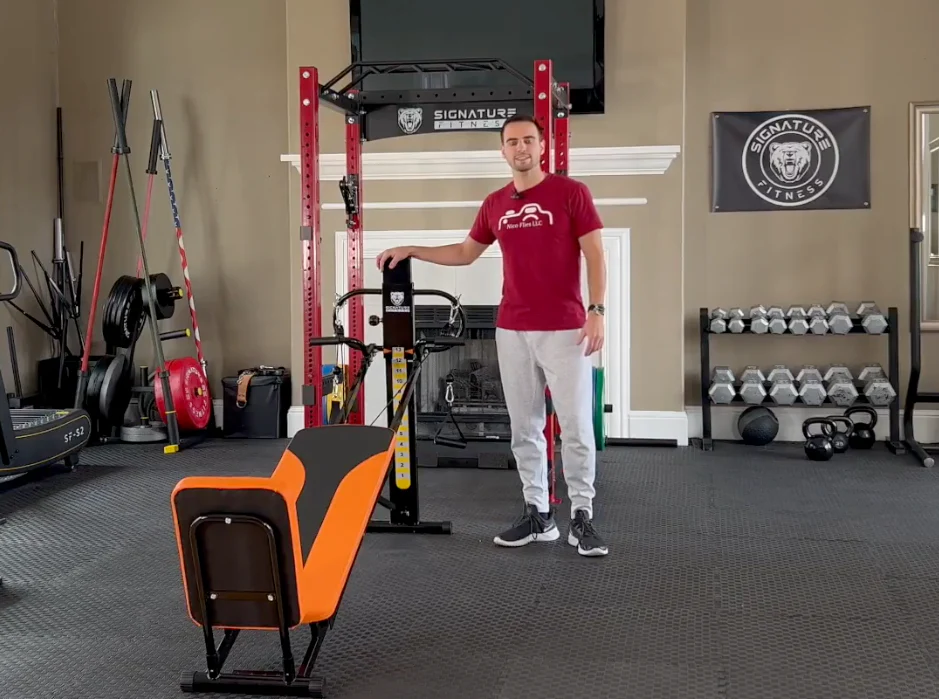 BalanceFrom LX700 Home Gym System Workout Station with 15 Resistance Levels, Comes with Resistance Bands and Floor Mats, 375-Pound User Weight Capacity