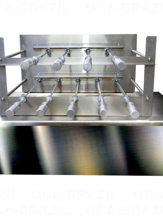 Brazilian BBQ Charcoal Grill with Firebox – 9 Skewers – Oca-Brazil