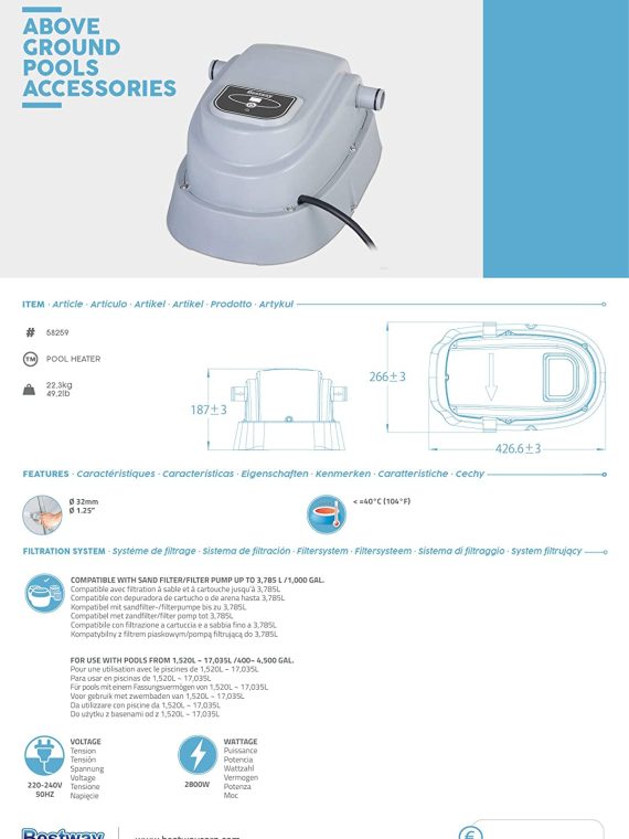 Bestway Pool Heater