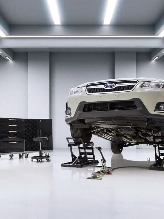 Black Widow Hydraulic Car Lift with Ramp – 3,000 lb. per pair Capacity