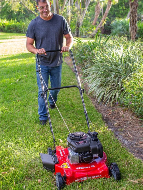 20-Inch 125Cc Gas Push Mower with Briggs & Stratton Engine