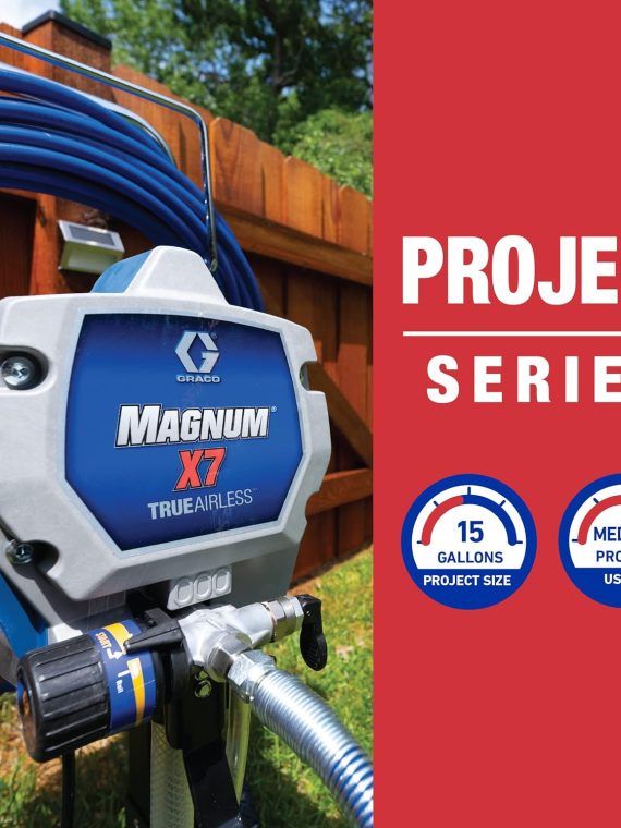 Graco Magnum 262805 X7 Cart Airless Paint Sprayer, Gray – Magnum X7 Airless Paint Sprayer