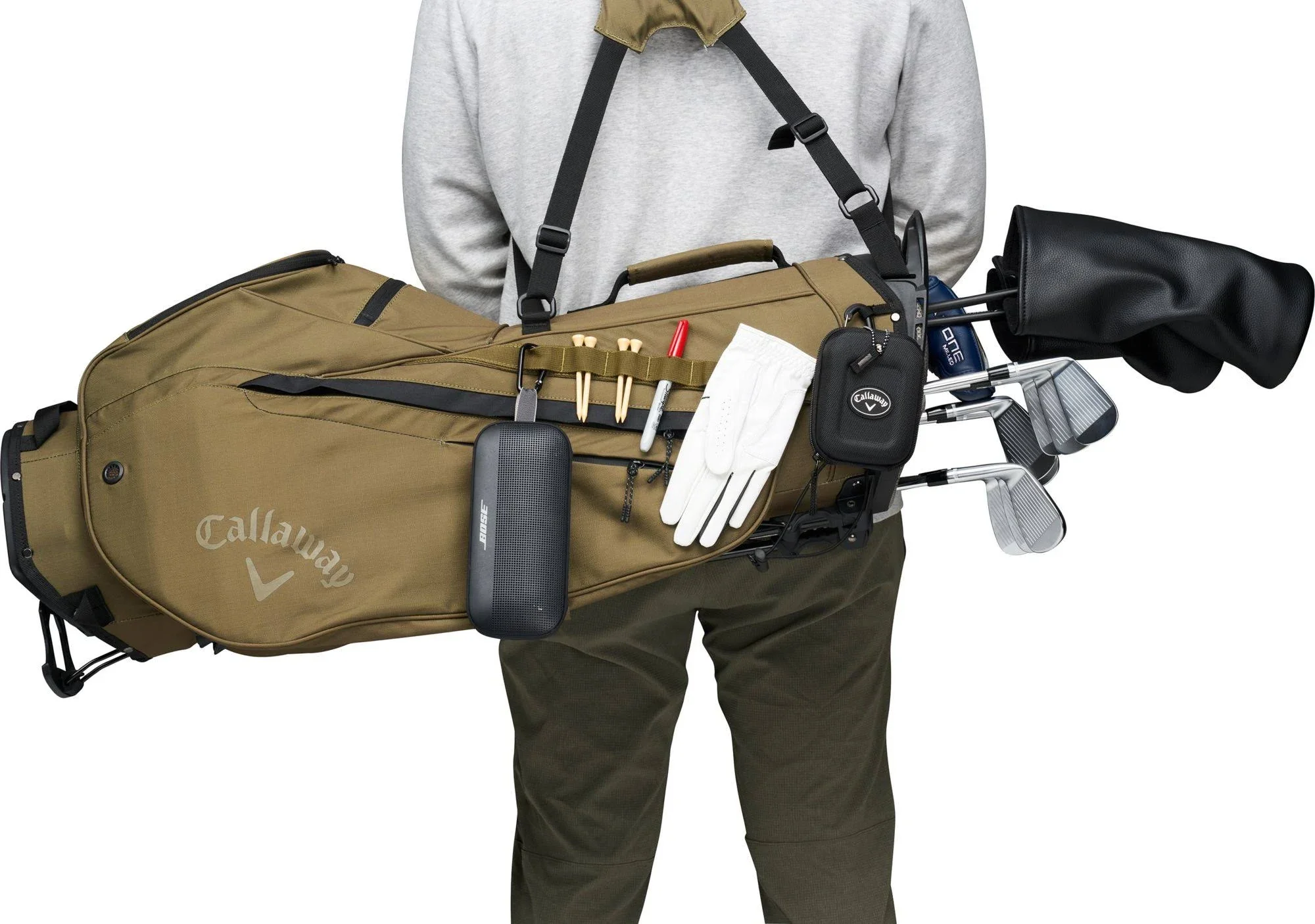 Callaway 2024 X-Series Cart Bag Men's Olive Tan