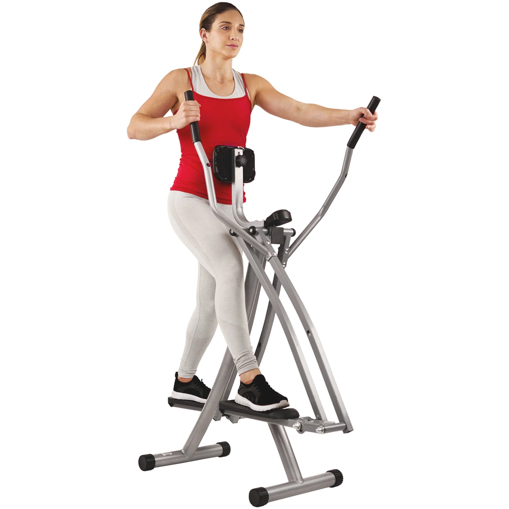 Sunny Health & Fitness Air Walk Elliptical, Lightweight Portable Glider w Free SunnyFit® App Membership - SF-E902