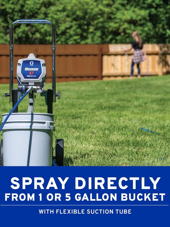 Graco Magnum 262805 X7 Cart Airless Paint Sprayer, Gray – Magnum X7 Airless Paint Sprayer