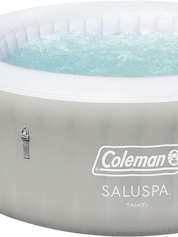 Coleman SaluSpa Tahiti Inflatable Hot Tub Spa, 2-4 Person AirJet Spa – Hot Tub