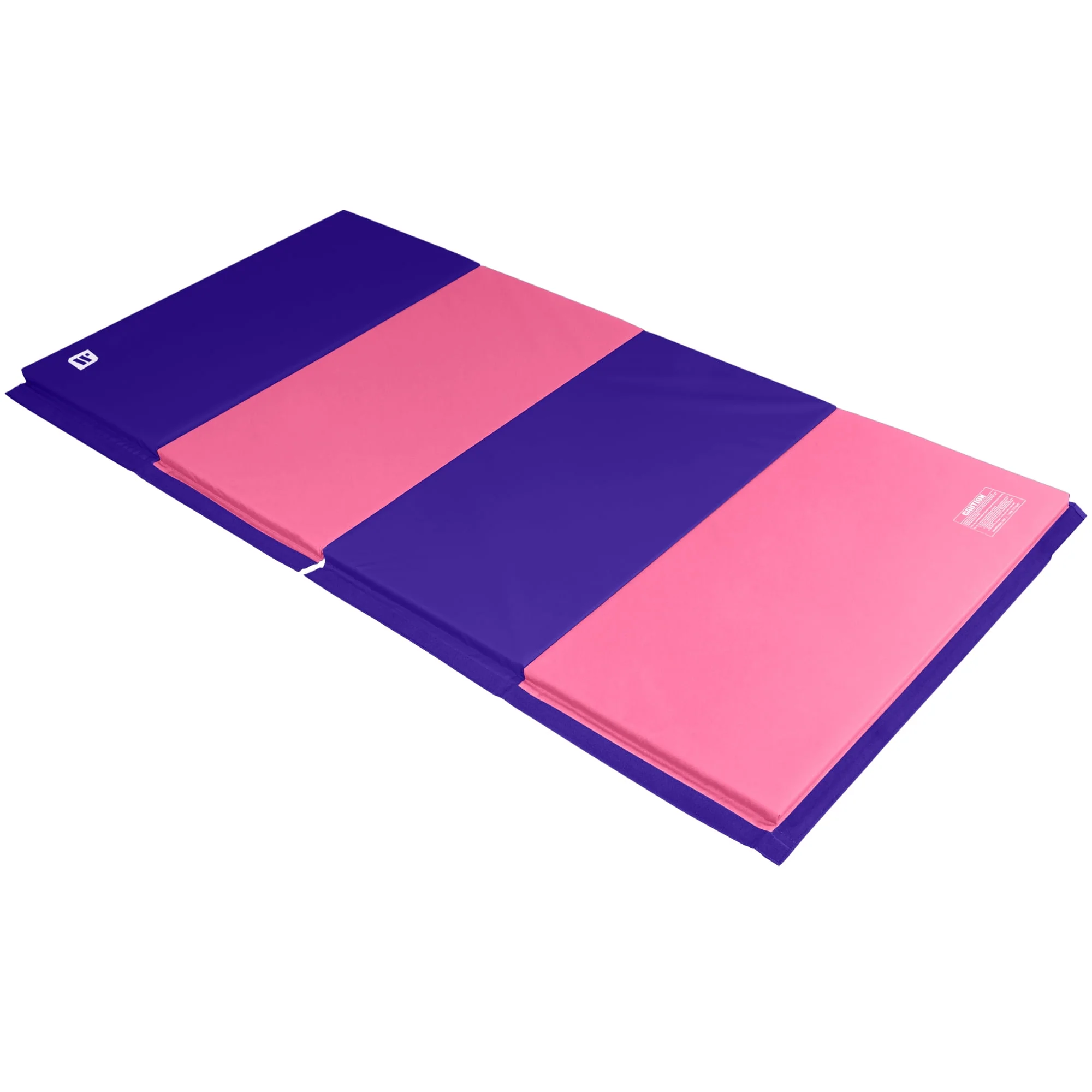 We Sell Mats 4 ft x 8 ft Gymnastics Mat, Folding Tumbling Mat, Portable with Hook & Loop Fasteners