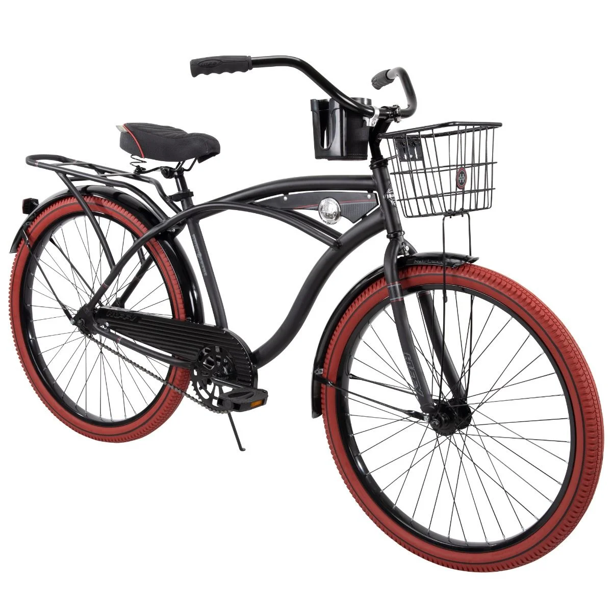 Huffy 26 In. Nel Lusso Men’s Cruiser Bike, Black