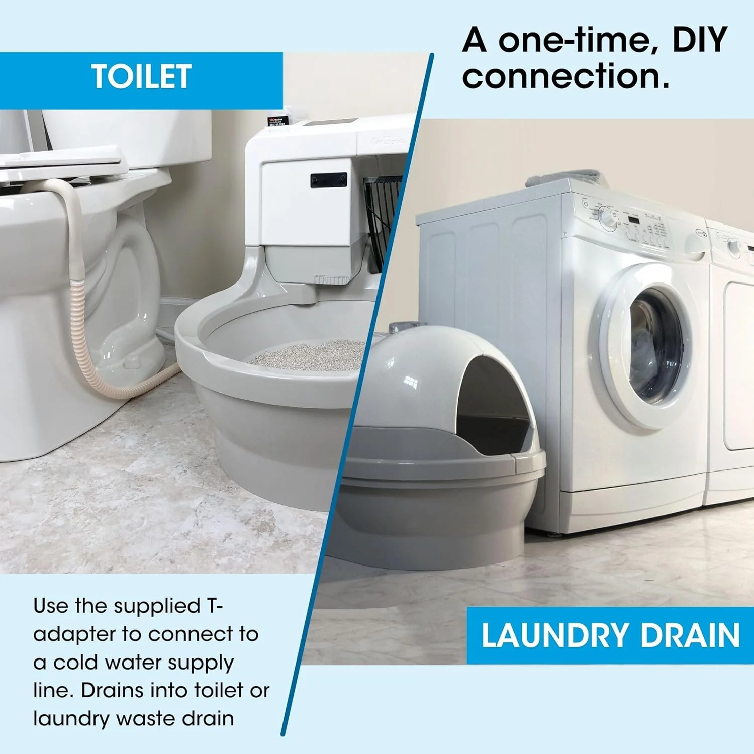 A.I. Deluxe Self-Cleaning, Fully-Flushing, Automatic Cat Litter Box-New