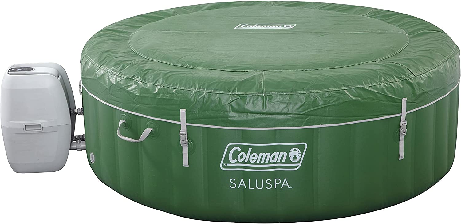 Coleman SaluSpa Tahiti Inflatable Hot Tub Spa, 2-4 Person AirJet Spa – Hot Tub