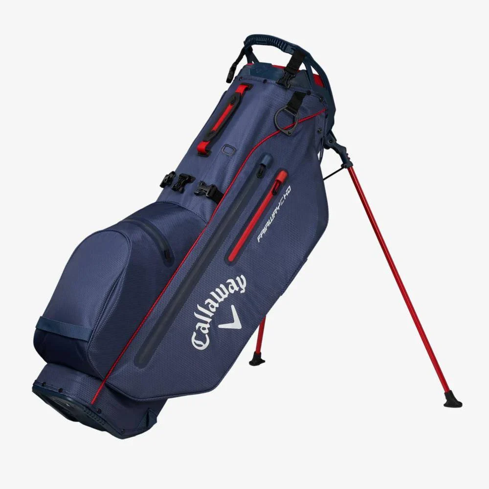 Callaway Fairway C Double Strap HD Stand Bag - Navy/Red