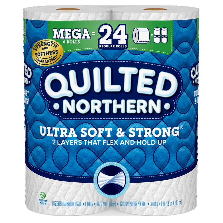 Ultra soft and strong 6 mega rolls (Pack of 12)