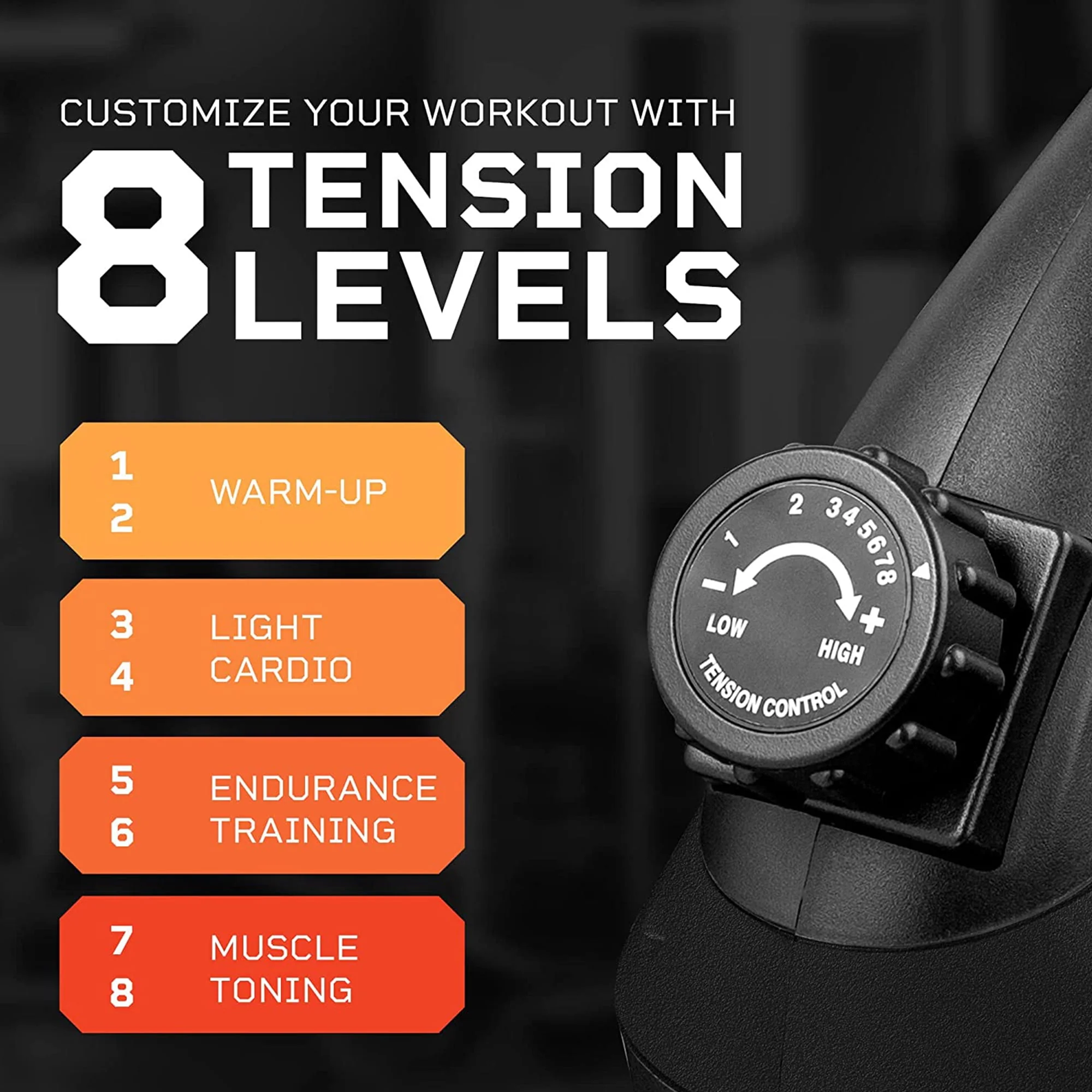 Lifepro FlexStride Under Desk Elliptical Machine Workout Fitness Pedal Exerciser, Black