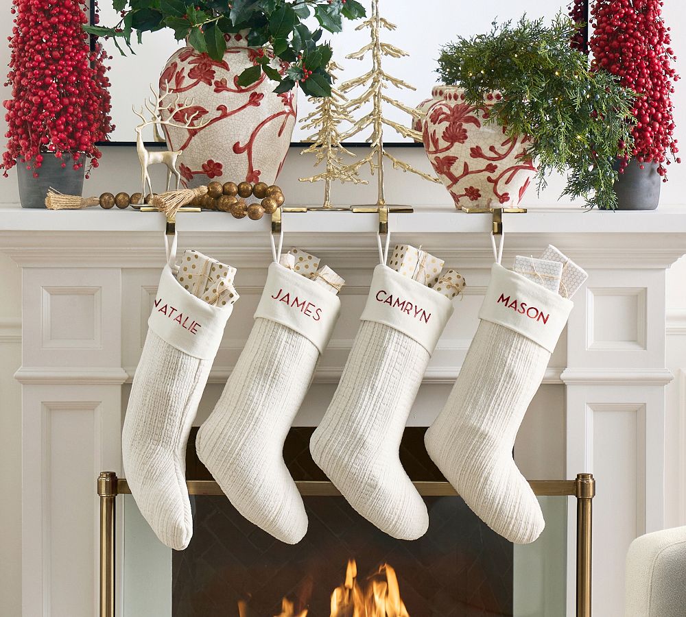 Textured Chenille Stocking