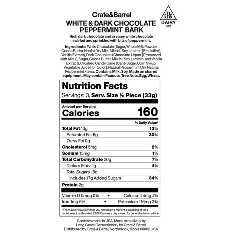 Stocking Stuffer Peppermint Bark Bar with Gift Box