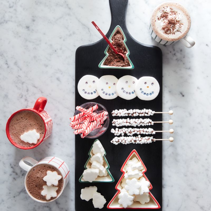 Mini White Snowflake Marshmallows