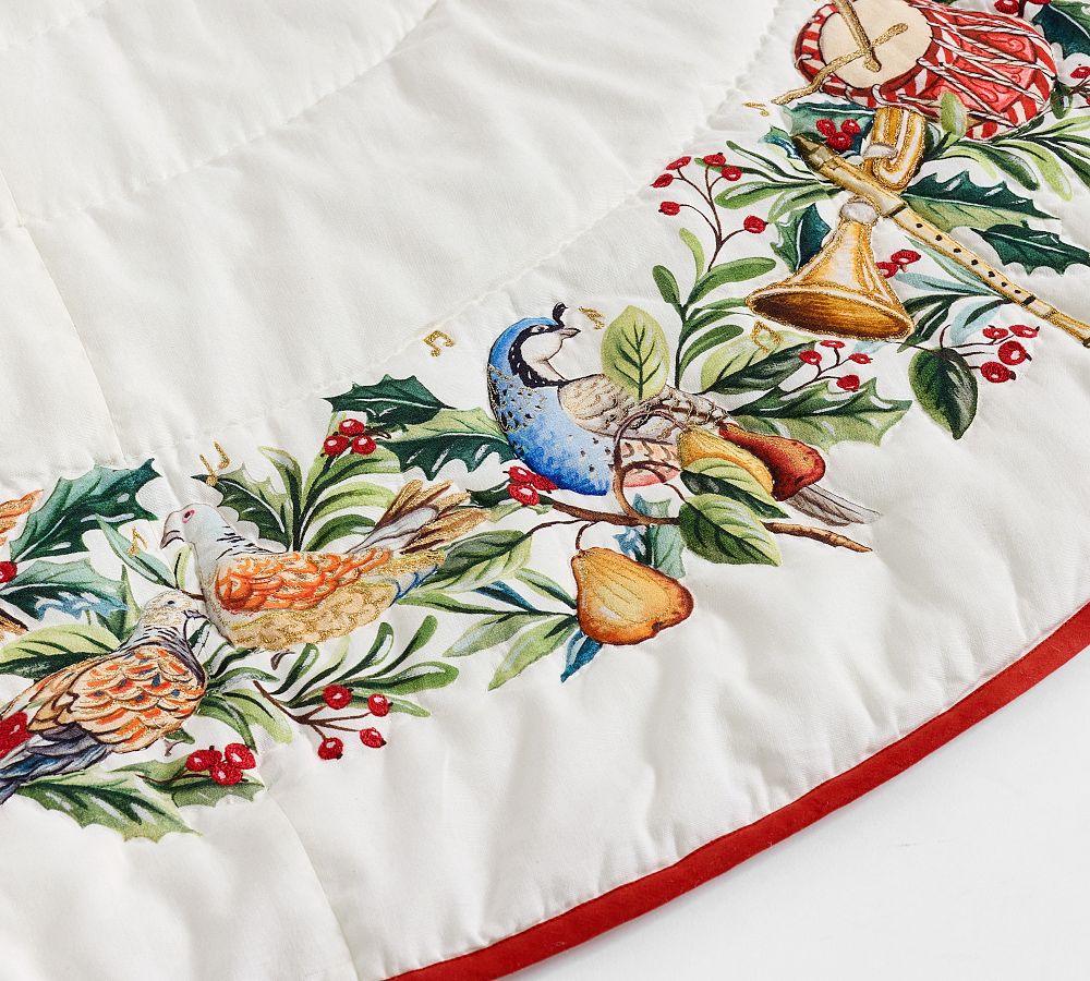 12 Days Of Christmas Tree Skirt