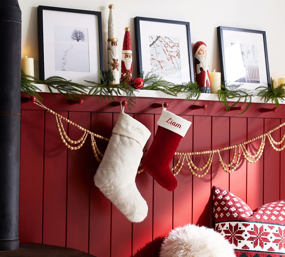 Faux Fur Alpaca Stocking