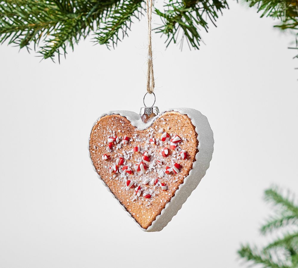 Gingerbread Heart Cookie Ornament