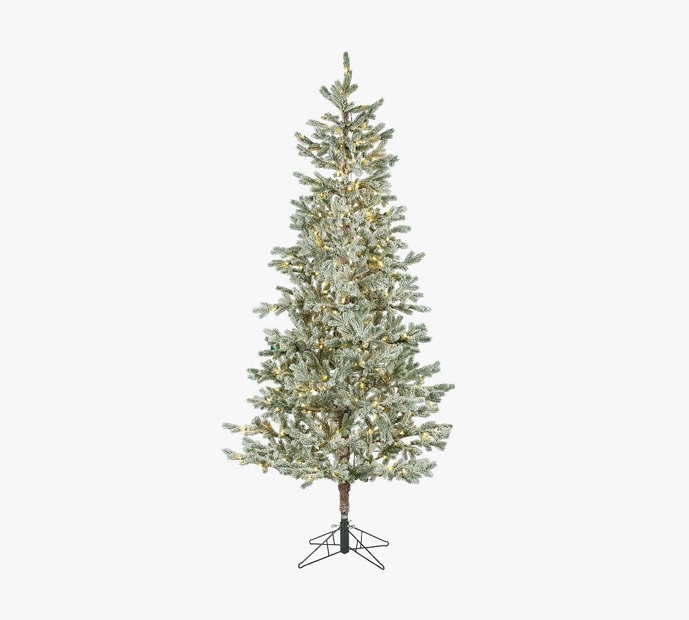 Flocked Rainer Pine Artificial Christmas Tree