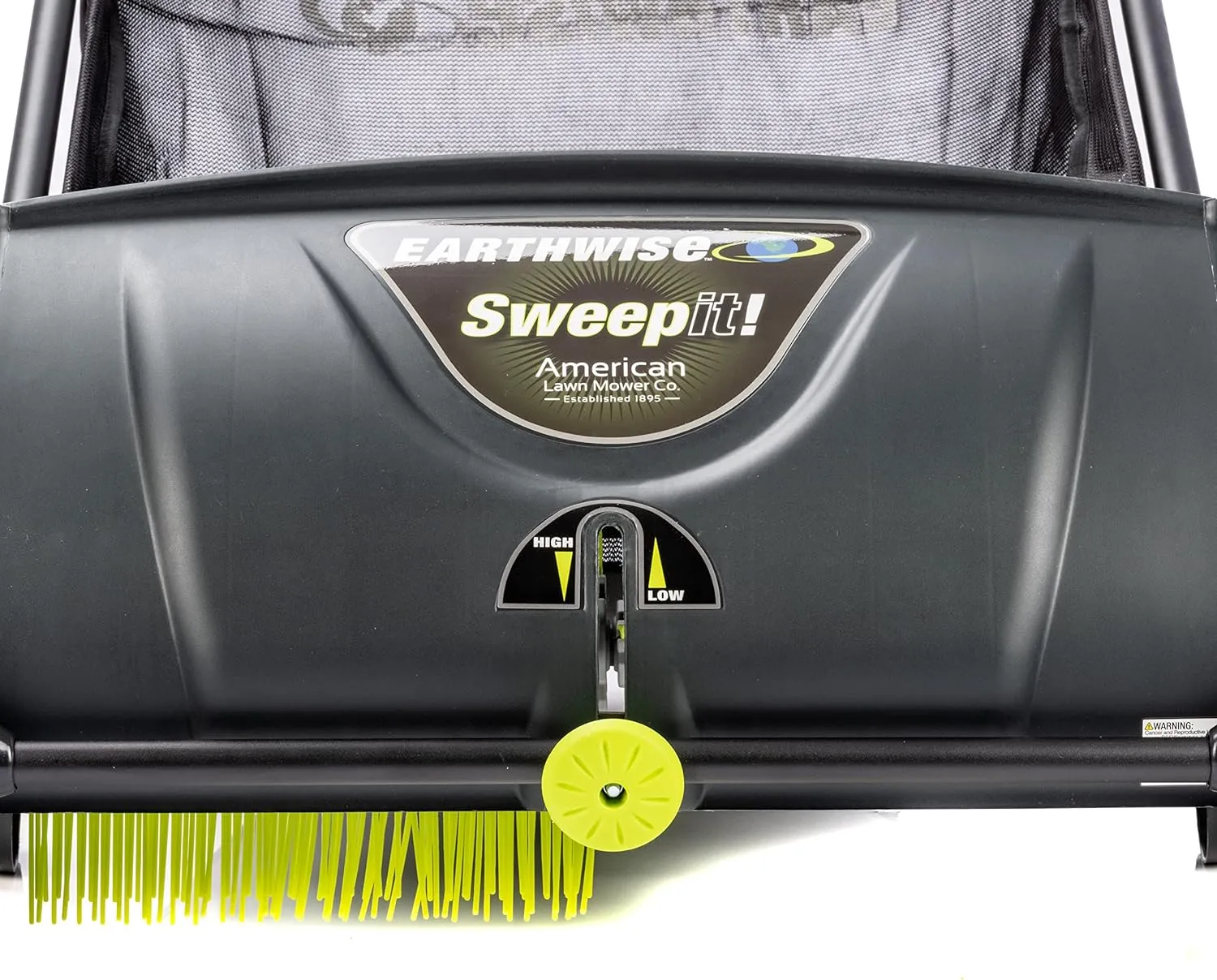 Earthwise 21-Inch Leaf & Grass Push Lawn Sweeper