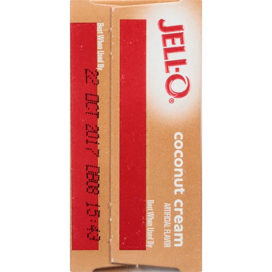 Jell O Pudding & Filling, Instant, Coconut Cream - 3.4 oz