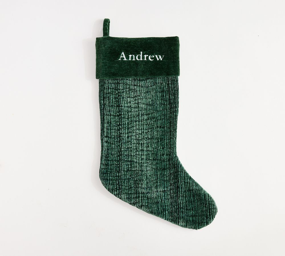 Textured Chenille Stocking
