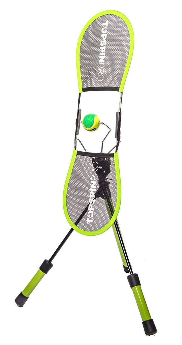 TopspinPro Tennis Training Aid – Master Topspin Groundstrokes with Portable Practice Device