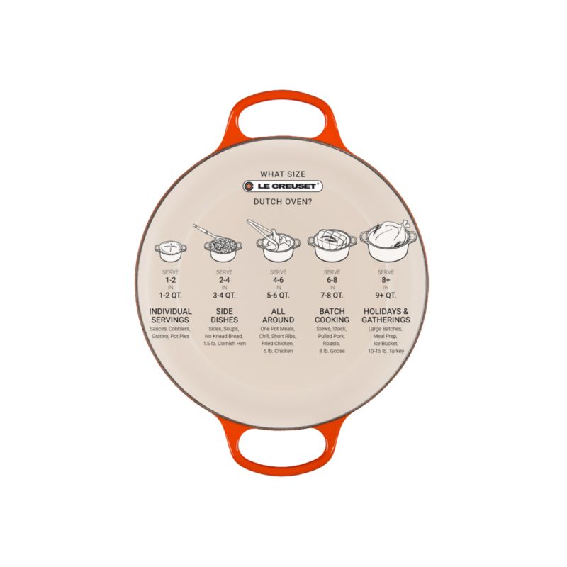 Le Creuset ® Signature Noel White 12 Days of Chirstmas 3.5-Qt. Round Dutch Oven with Gold Knob