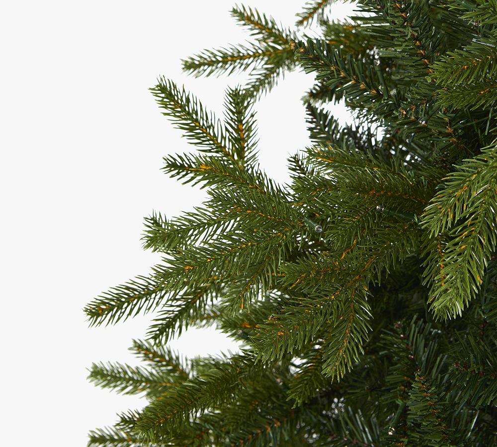 Lit Belgium Fir Artificial Christmas Tree