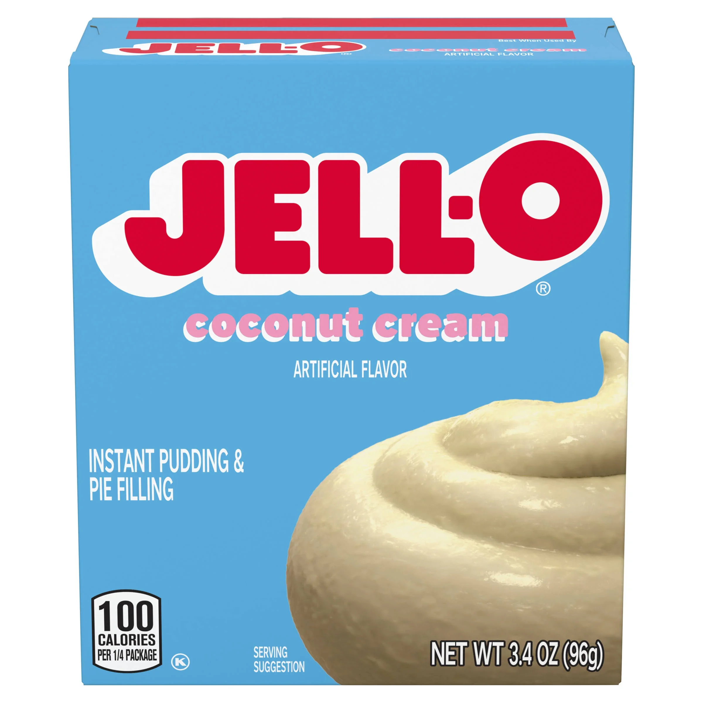 Jell O Pudding & Filling, Instant, Coconut Cream - 3.4 oz