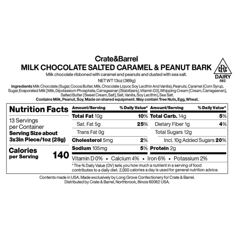 Salted Caramel & Peanut Chocolate Bark with Gift Box