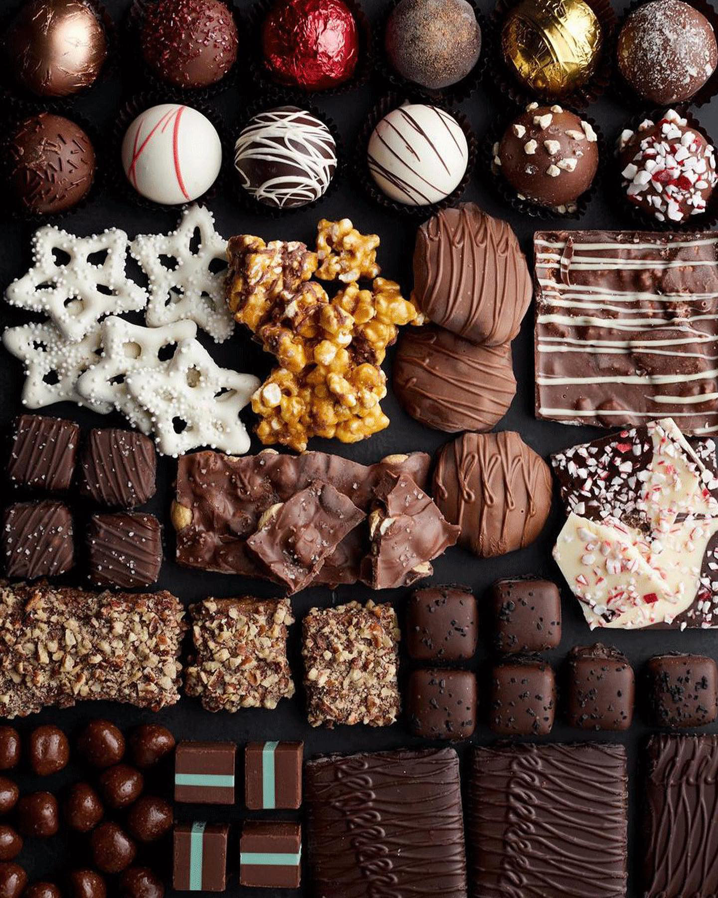 Salted Caramel & Peanut Chocolate Bark with Gift Box