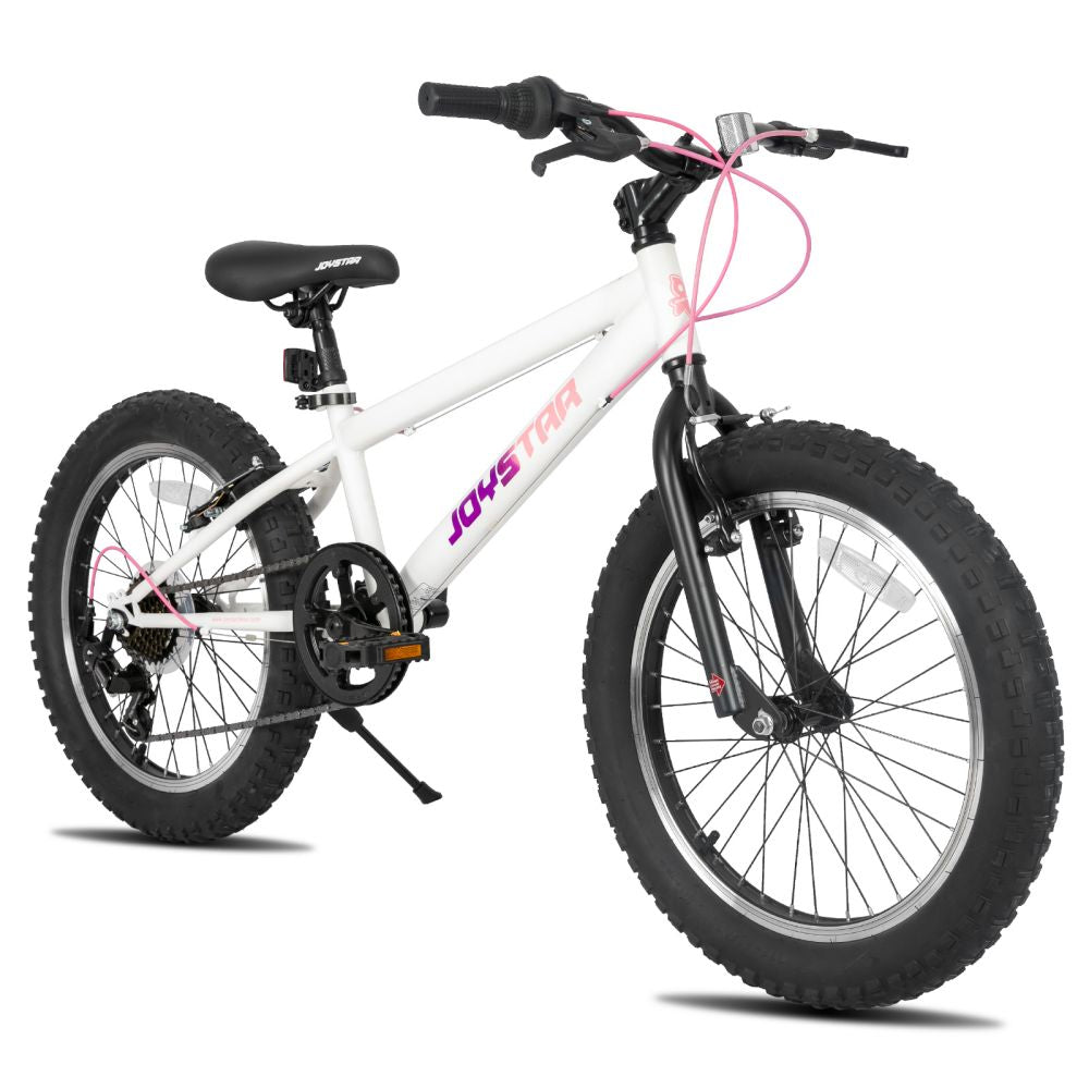 Mountain Bike for Kids Ages 7-12 Year Old, Fat Tire Kids Bike Featuring 7-Speed Shimano Drivetrain, Kids  Bicycle for Boys Girls