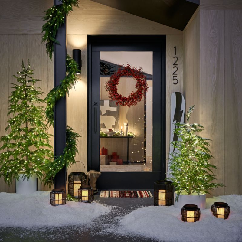 Faux Red Berry Wreath 30